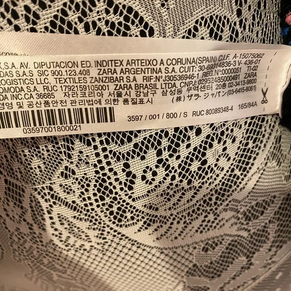 Zara Multicolored Knit Jacket - Picture 6 of 9